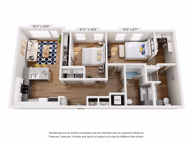 Unit 309 floor plan